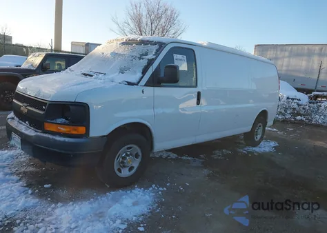 2013 Chevrolet Express 2500 Work Van from USA, damaged, VIN 1GCWGGBA1D1112228